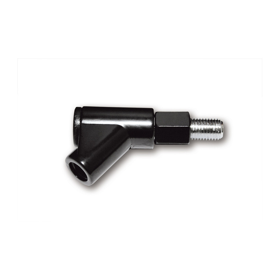 Adaptateur miroir HIGHSIDER smart M10 x 1,25 mm filetage à droit - noir