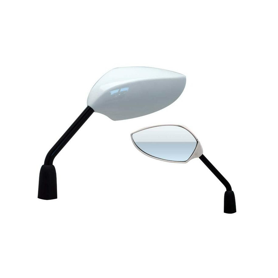 Rétroviseur V PARTS Cool universel M10/125 - blanc