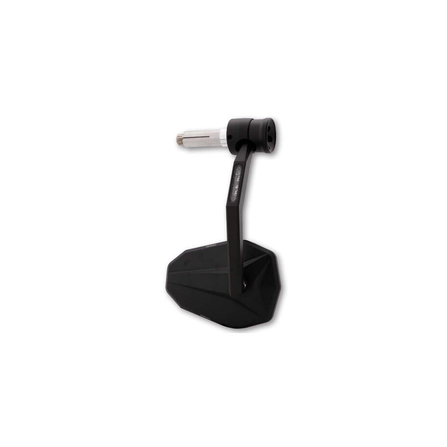 Rétroviseur d'embout de guidon HIGHSIDER pro Victory-X RIM avec clignotant LED - noir - l'unité