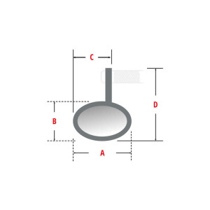 Rétroviseur d'embout de guidon HIGHSIDER pro Victory-X RIM avec clignotant LED - noir - l'unité