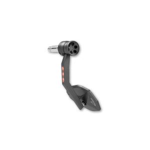 Rétroviseur d'embout de guidon HIGHSIDER pro Victory-Rim avec clignotants LED - noir - l'unité
