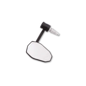 Rétroviseur d'embout de guidon HIGHSIDER pro Victory-Rim avec clignotants LED - noir - l'unité