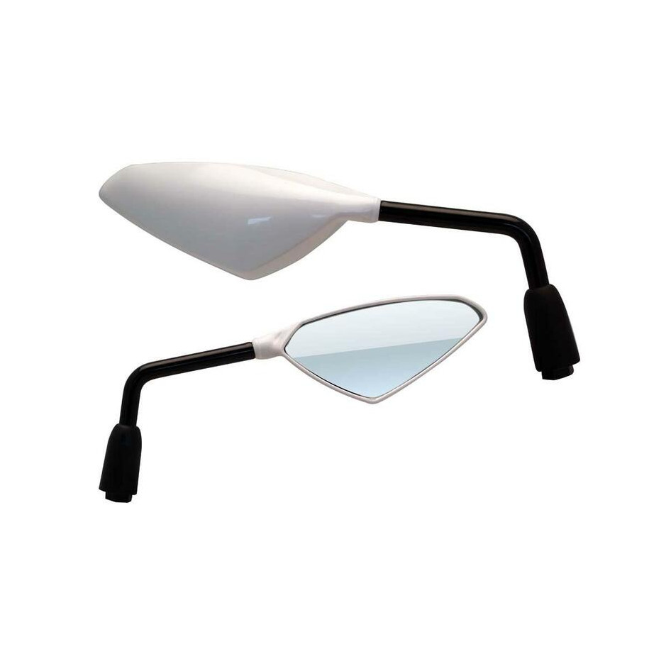 Rétroviseur V PARTS Wind universel M10/125 - blanc
