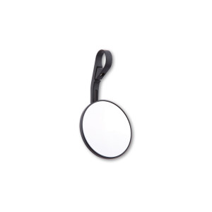 Rétroviseur embout de guidon HIGHSIDER pro Conero 2 Black Edition long - noir mat