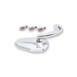 Rétroviseur sur guidon HIGHSIDER pro Victory - chromé