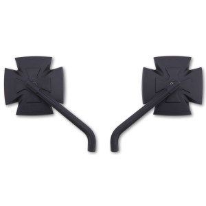 Rétroviseur sur guidon HIGHSIDER pro Iron Cross - noir