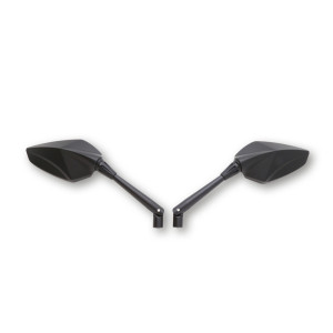 Rétroviseur de carénage HIGHSIDER pro Sempione  - noir - la paire