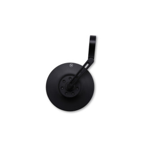 Rétroviseur d'embout de guidon HIGHSIDER pro Conero 2 court - noir - l'unité