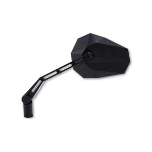 Rétroviseur de guidon HIGHSIDER pro Stealth-X1  - noir - la paire