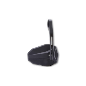 Rétroviseur d'embout de guidon HIGHSIDER pro Victory-Blast long - noir - l'unité