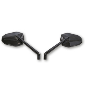 Rétroviseur d'embout de guidon HIGHSIDER pro Victory  - noir - la paire