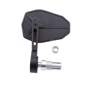 Rétroviseur d'embout de guidon HIGHSIDER pro Victory-Slim court - noir -