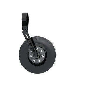 Rétroviseur d'embout de guidon HIGHSIDER pro Conero court - noir