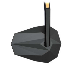 Rétroviseur d'embout de guidon HIGHSIDER pro Stealth-Rim X7 avec clignotant LED - noir