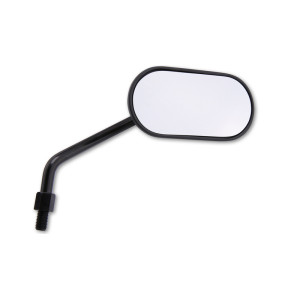 Rétroviseur sur guidon HIGHSIDER smart Agila ovale - côté droit - non homologué E - noir