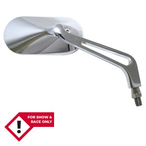 Rétroviseur de guidon HIGHSIDER smart  ovale - chrome