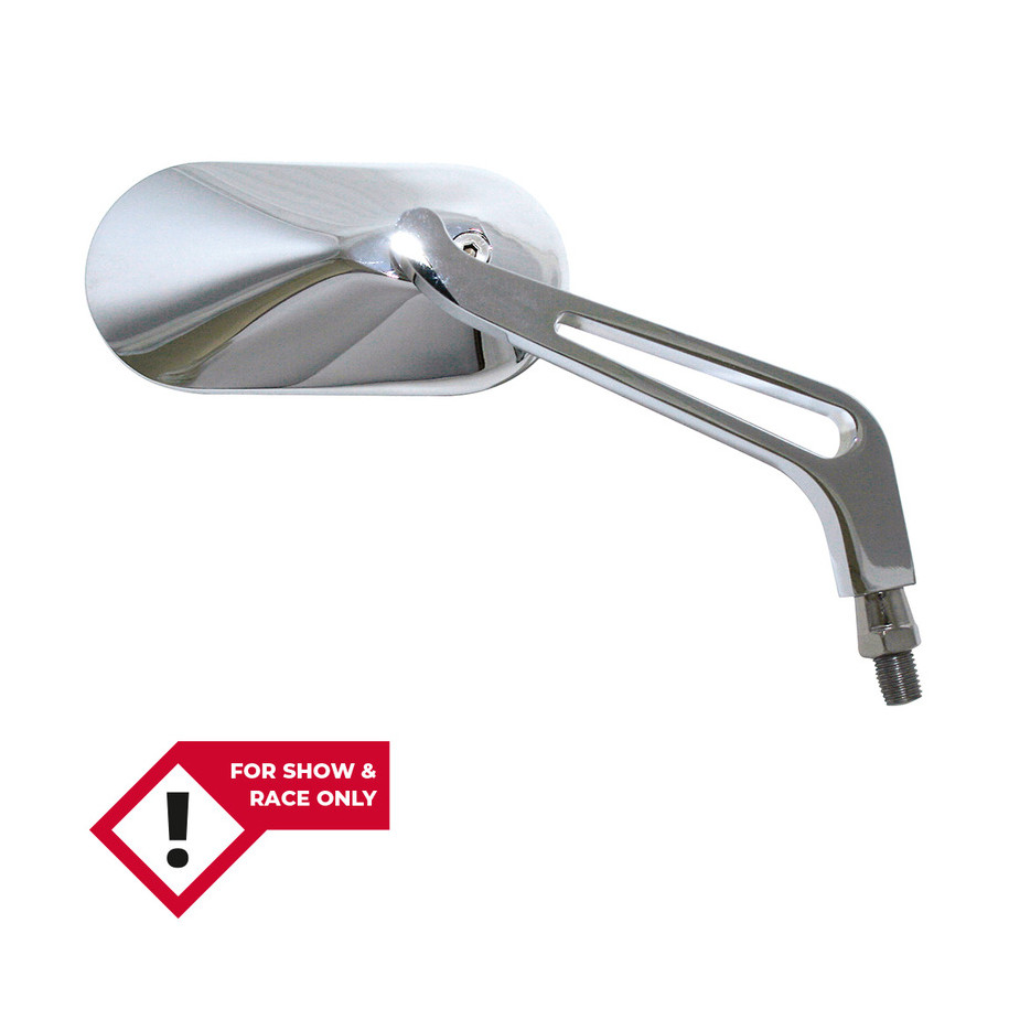 Rétroviseur de guidon HIGHSIDER smart  ovale - chrome