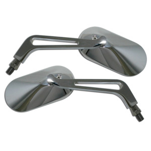 Rétroviseur de guidon HIGHSIDER smart  ovale - chrome
