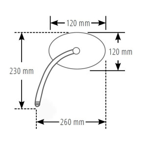 Rétroviseur de guidon HIGHSIDER smart Kawasaki  - chrome