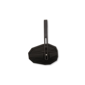 Rétroviseur d'embout de guidon HIGHSIDER smart Straight long - noir
