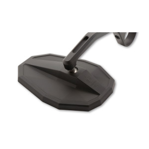 Rétroviseur d'embout de guidon HIGHSIDER smart Straight long - noir