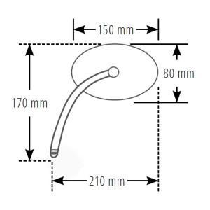 Rétroviseur de guidon HIGHSIDER smart Virago  - chrome