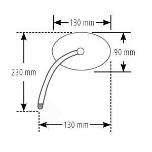 Rétroviseur de guidon HIGHSIDER smart Universal  - noir