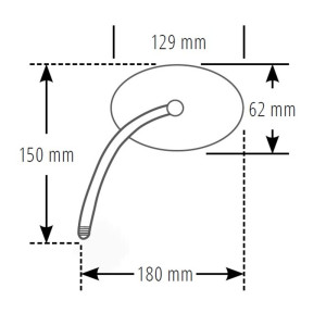 Rétroviseur de guidon HIGHSIDER smart Agila  - chrome