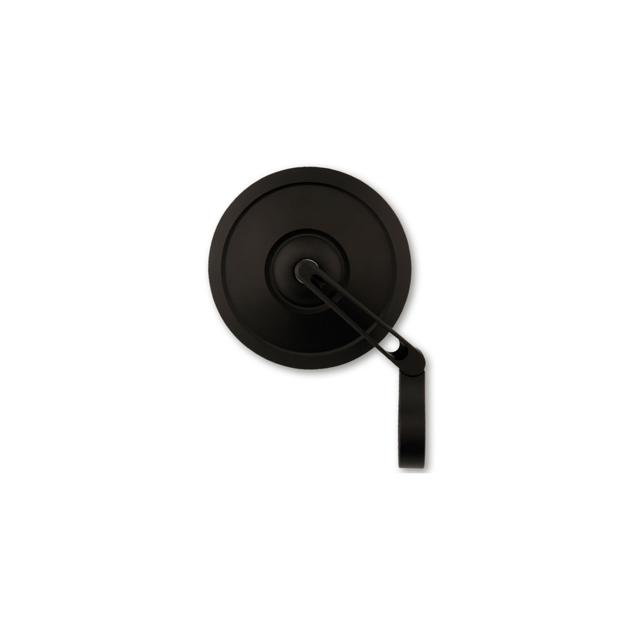 Rétroviseur d'embout de guidon HIGHSIDER pro Retro court - noir