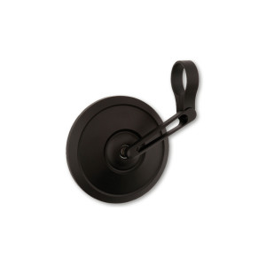 Rétroviseur d'embout de guidon HIGHSIDER pro Retro court - noir