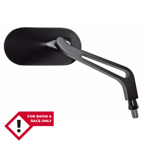 Rétroviseur de guidon HIGHSIDER smart  ovale - noir