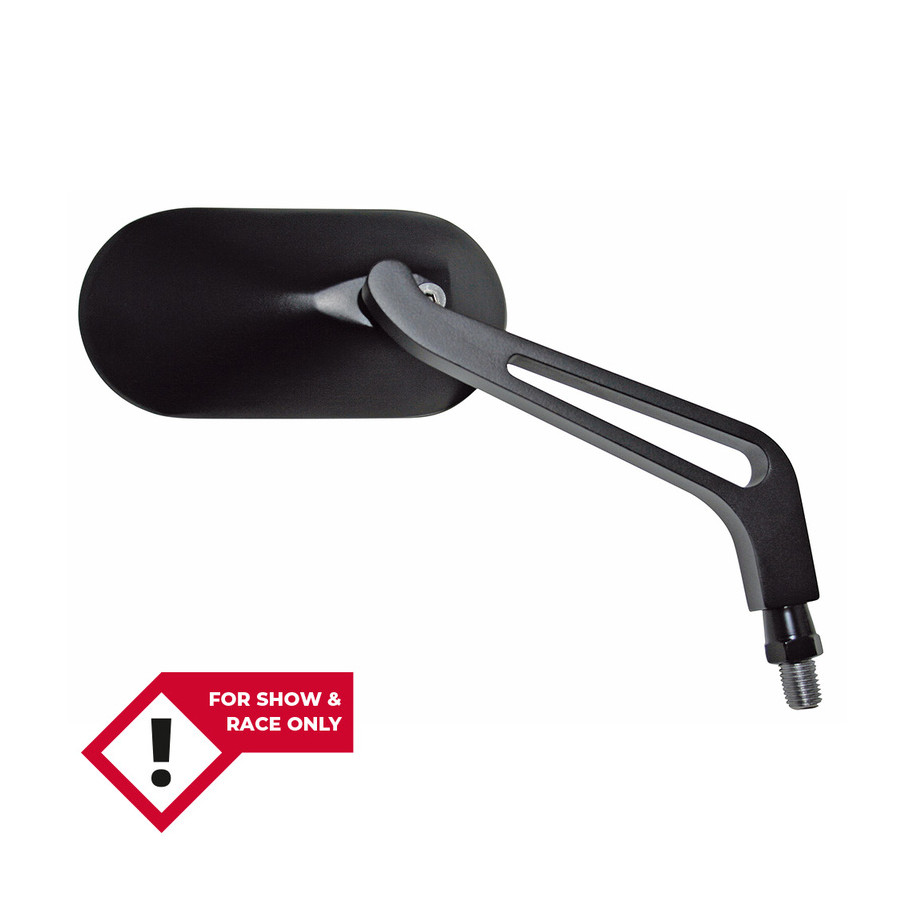 Rétroviseur de guidon HIGHSIDER smart  ovale - noir