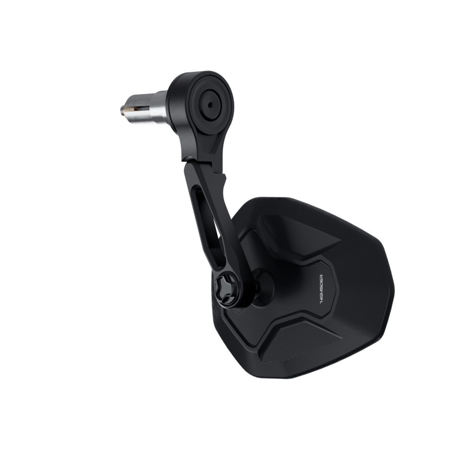 Rétroviseur d'embout de guidon HIGHSIDER pro Ventura-RS Evo court - noir