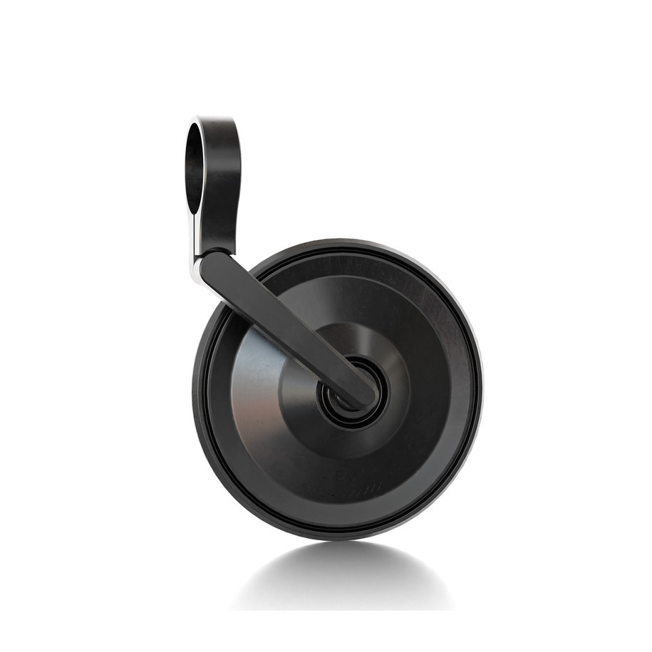 Rétroviseur d'embout de guidon HIGHSIDER smart Circula-S court - noir
