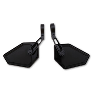 Rétroviseur d'embout de guidon HIGHSIDER pro Nova-Race  - noir