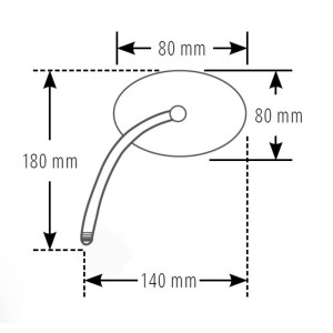 Rétroviseur de guidon HIGHSIDER smart Universal  - chrome