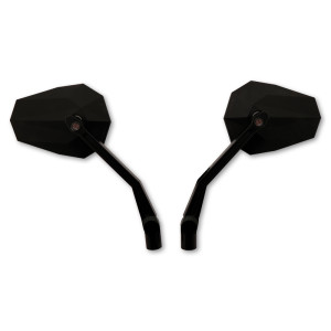 Rétroviseur de guidon HIGHSIDER pro Stealth -X2 avec clignotants LED - noir - la paire