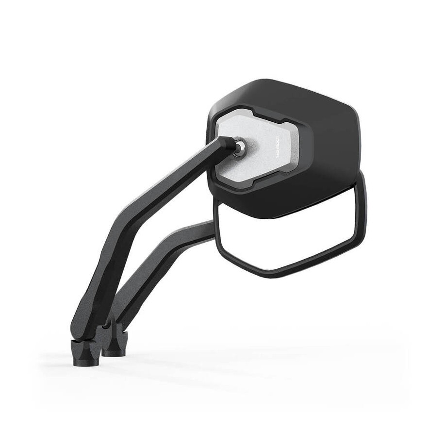 Rétroviseur sur guidon HIGHSIDER pro Esagano-RS - noir/argent