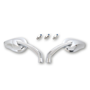 Rétroviseur sur guidon HIGHSIDER pro Phoenix 2 - chromé