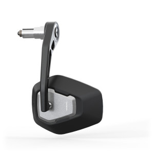 Rétroviseur embout de guidon HIGHSIDER pro Esagano-RS EVO - noir/argent