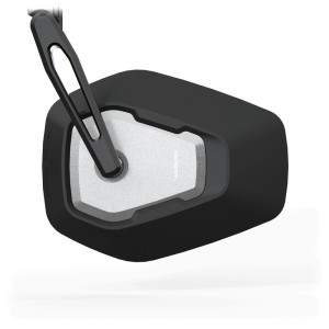 Rétroviseur embout de guidon HIGHSIDER pro Esagano-RS court - noir/argent