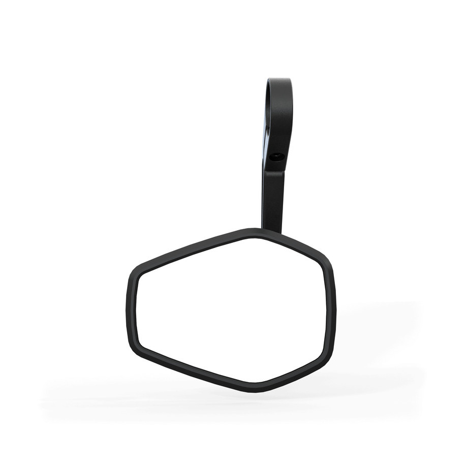 Rétroviseur embout de guidon HIGHSIDER pro Esagano-RS long - noir/argent