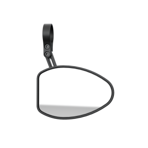 Rétroviseur d'embout de guidon HIGHSIDER pro Ferrara 2 court - noir - l'unité