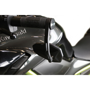 Rétroviseur d'embout de guidon HIGHSIDER pro Victory-X  - noir - l'unité