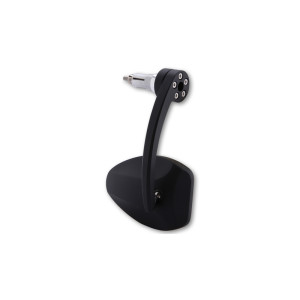 Rétroviseur d'embout de guidon HIGHSIDER pro Ferrara 2  - noir - l'unité