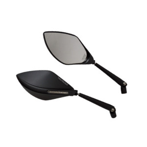 Rétroviseur de carénage HIGHSIDER pro Torezzo avec clignotants LED - noir - la paire