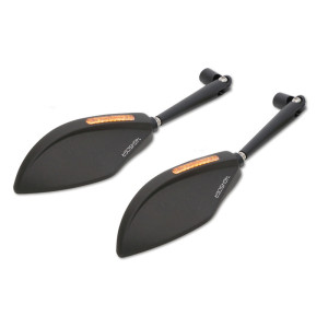 Rétroviseur de carénage HIGHSIDER pro Torezzo avec clignotants LED - noir - la paire