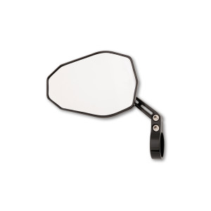 Rétroviseur d'embout de guidon HIGHSIDER pro Victory court - noir - l'unité