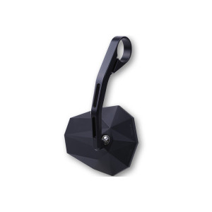 Rétroviseur d'embout de guidon HIGHSIDER pro Stealth-X6 long - noir - l'unité