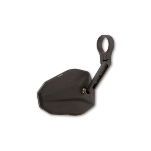 Rétroviseur d'embout de guidon HIGHSIDER pro Victory-Blast court - noir - l'unité